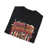 Feral But Fabulous T-Shirt — Retro Skeleton Unicorn Graphic