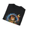 Cat Bard T-Shirt — Cute Guitar-Playing Cat Night Music Tee