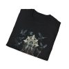 Dark Throne Graphic T-Shirt — Gothic Crow King Design
