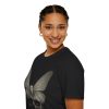 Moth Skull Graphic T-Shirt — Gothic Skull & Moth Tee