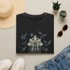 Dark Throne Graphic T-Shirt — Gothic Crow King Design
